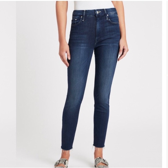 MOTHER Denim - Mother jeans High Waisted‎ Looker Ankle Fray Tonuge and Chic 25 denim Classic